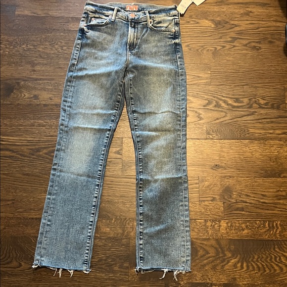 MOTHER Jeans The Rascal Ankle Fray NWT Size 25